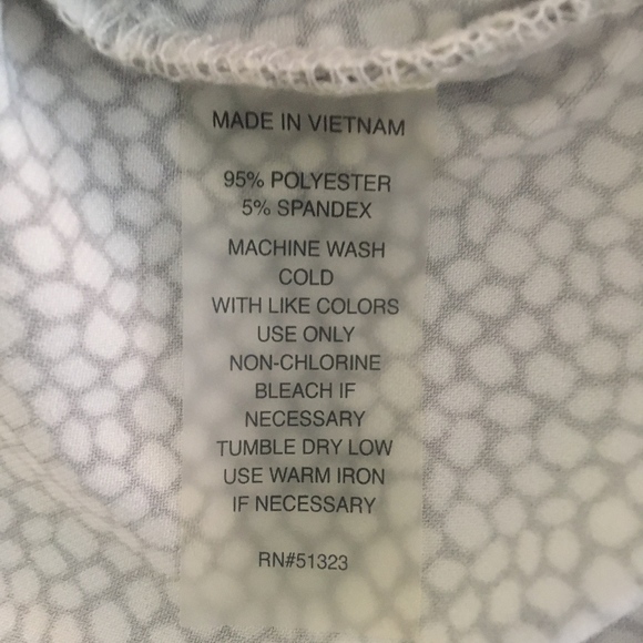 Front Wrap Blouse Top M - Picture 5 of 5